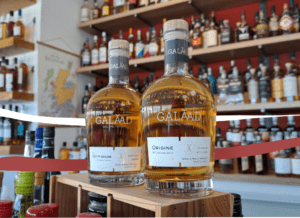 La mine d'Or à notre cave de Paramé pour découvrir les whiskies bretons Galaad