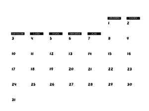 Nos animations du mois de décembre