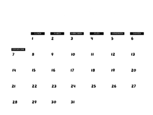 Animations en Janvier 2024