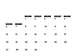 Planning avril 2025