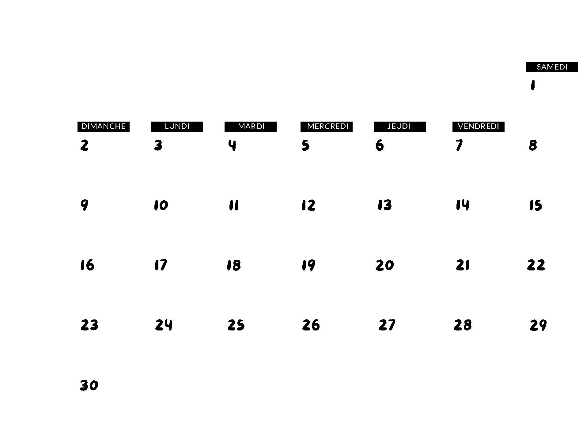 Programme de novembre 2025 dans nos boutiques